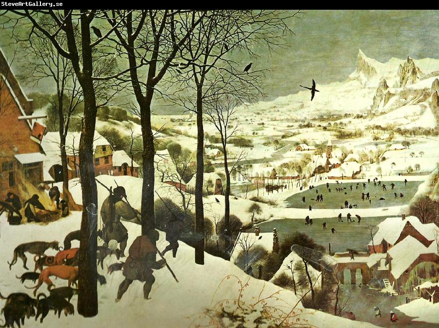 Pieter Bruegel jagarna i snon, januari